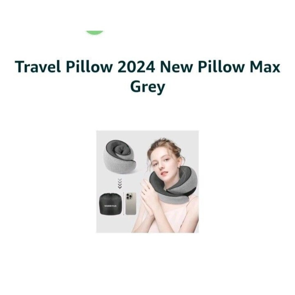 Travel Pillow Max Grey